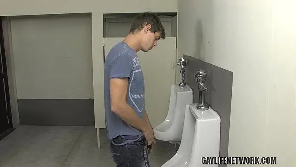 Big Twink is Caught Looking at Cock in School Bathroom drive Clips