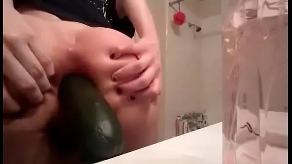 Big Young blonde gf fists herself and puts a cucumber in ass drive Clips