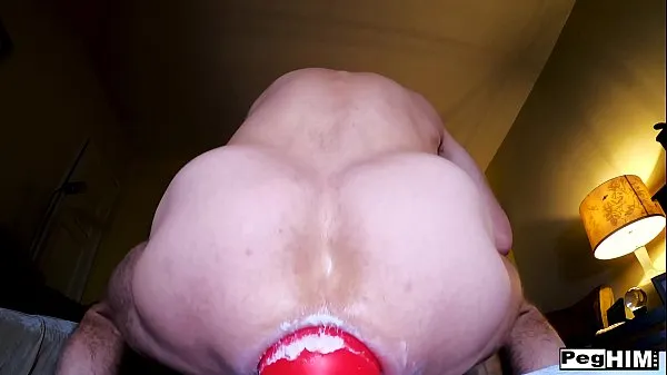 Big usiong a massive pluge to destroy his asshole until it gapes drive Clips