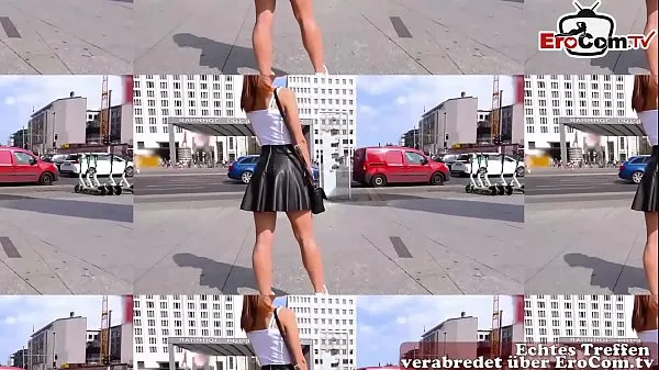Big young 18yo au pair tourist teen public pick up from german guy in berlin over EroCom Date public pick up and bareback fuck drive Clips
