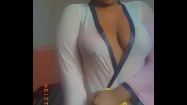 Grote Thick ebony thot schijfclips