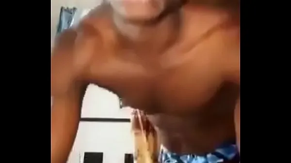 Big Sexy Nigerian gay man cums and eats it all drive Clips