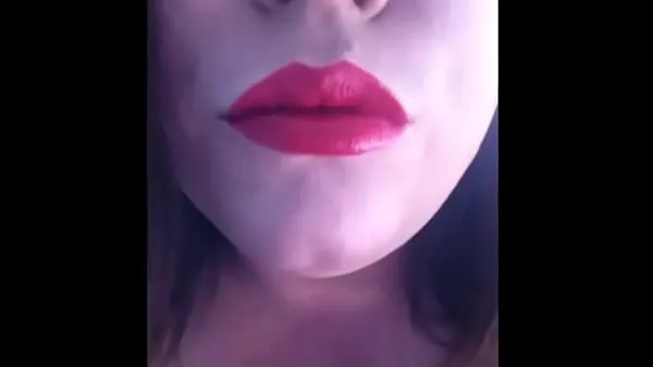 Big He's Lips Mad! BBW Tina Snua Talks Dirty Wearing Red Lipstick drive Clips