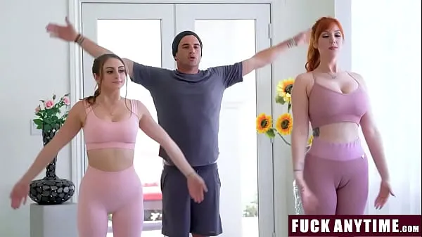 Veliki FuckAnytime - Yoga Trainer Fucks Redhead Milf and Her as Freeuse - Penelope Kay, Lauren Phillips pogonski posnetki