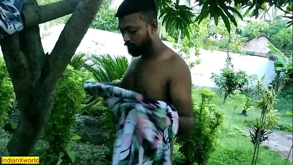 Big Desi Bengali outdoor sex! with clear Bangla audio drive Clips