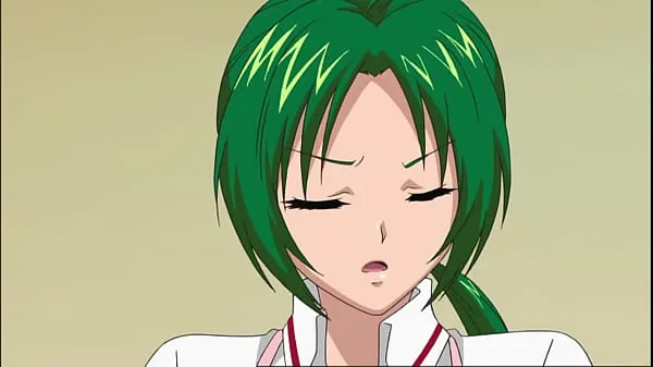 Hentai Girl With Green Hair And Big Boobs Is So Sexy