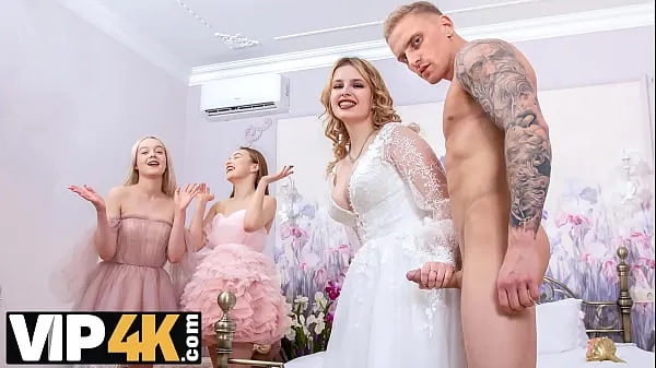 Big BRIDE4K. Foursome Goes Wrong so Wedding Called Off drive Clips