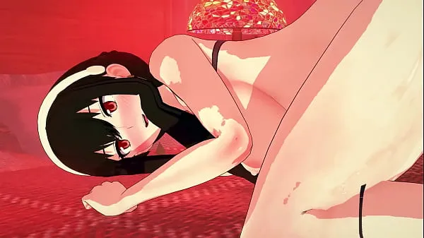 Yor Forger - Titjob and ass humping - 3D Japanese Hentai Klip pemacu besar