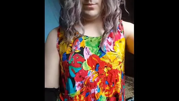 Hot Big Booty Blonde Gay in Milf Dress Youtuber CrossdresserKitty