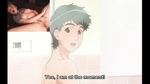 she caught him in the bathroom and decided to fuck him [Uncensored hentai Exclusive