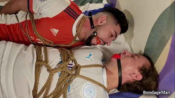 Big Several brazilian guys bound and gagged from Bondageman now available here in XVideos. Enjoy handsome guys in bondage and struggling and moaning a lot for escape drive Clips